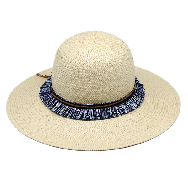 Women Fringed Straw Hat
