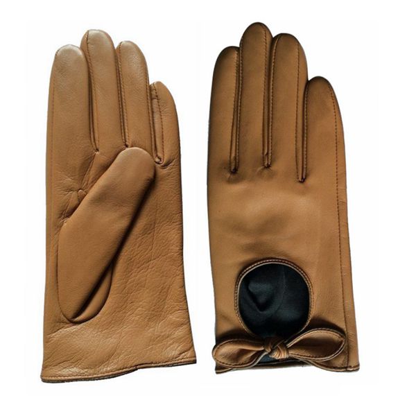 Women Leather Gloves-GW012