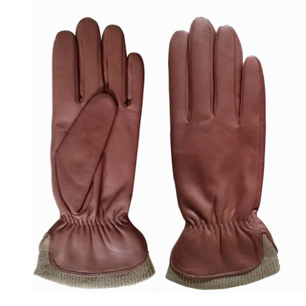 Women Leather Gloves-GW13