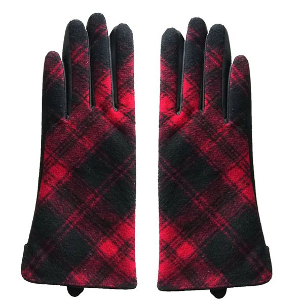 Women leather gloves-GW006
