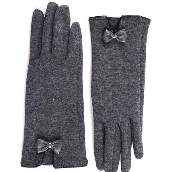 Women Polyester Fabric Gloves-GF004